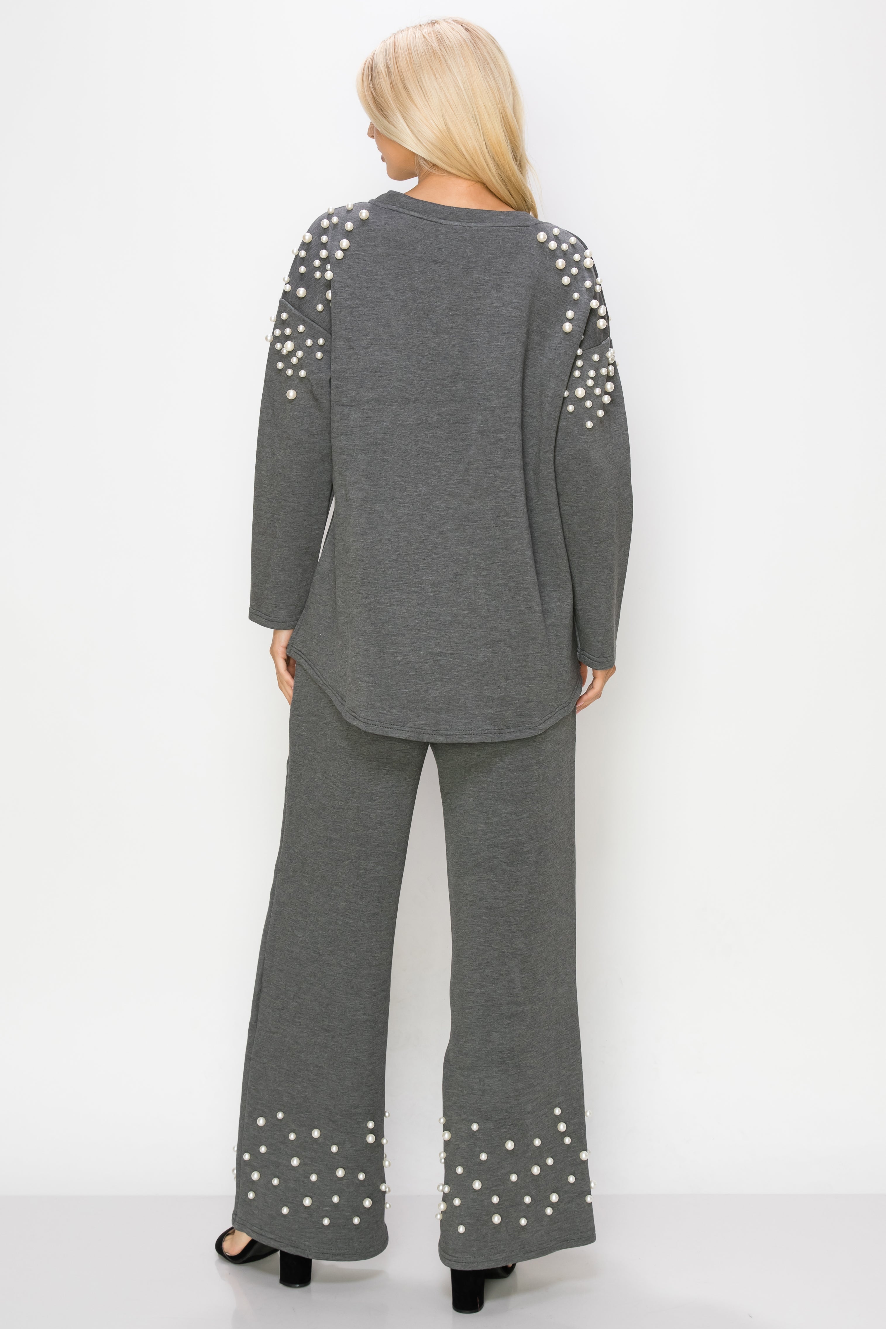 Faith French Scuba Pearl Pant