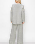 Faith French Scuba Pearl Pant