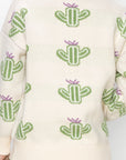 Shula Knitted Cactus Sweater