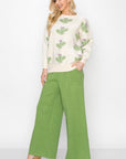 Shula Knitted Cactus Sweater