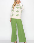 Shula Knitted Cactus Sweater