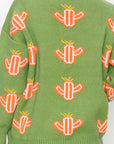 Shula Knitted Cactus Sweater