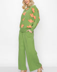 Shula Knitted Cactus Sweater