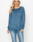 Alisa Stretch Faux Suede Top