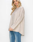 Ailith Suede Snake Print Top