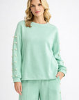 Katri French Scuba Pearl Top