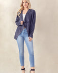 Allie Stretch Suede Jacket