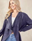 Allie Stretch Suede Jacket