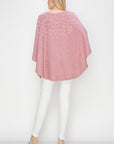 Shelia Knit Pearl Poncho