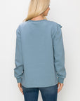 Tania Knit Ruffled Top - My Pampered Life Seattle