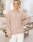 Rabiah Stretch Pointe Knit with Lace