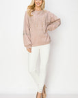Rabiah Stretch Pointe Knit with Lace