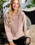 Rabiah Pointe Knit with Lace