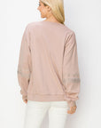 Rabiah Stretch Pointe Knit with Lace
