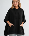 Fleta French Scuba Poncho with Hoodie