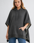 Fleta French Scuba Poncho with Hoodie