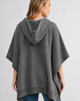 Fleta French Scuba Poncho with Hoodie