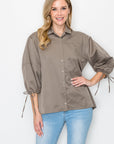 Winnie Woven Shirt Top