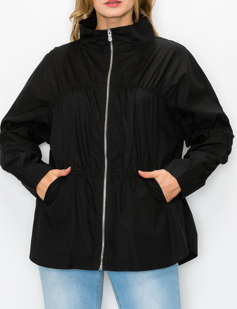 Jaelle Cotton Poplin Jacket