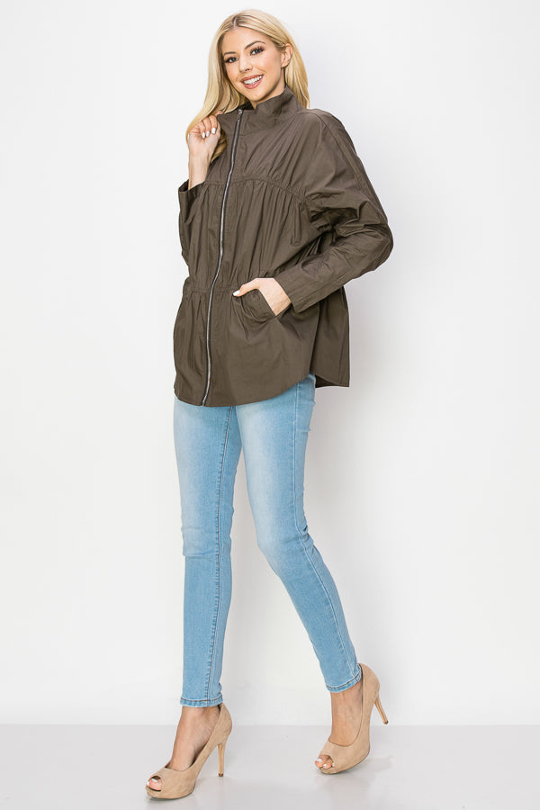 Jaelle Cotton Poplin Jacket