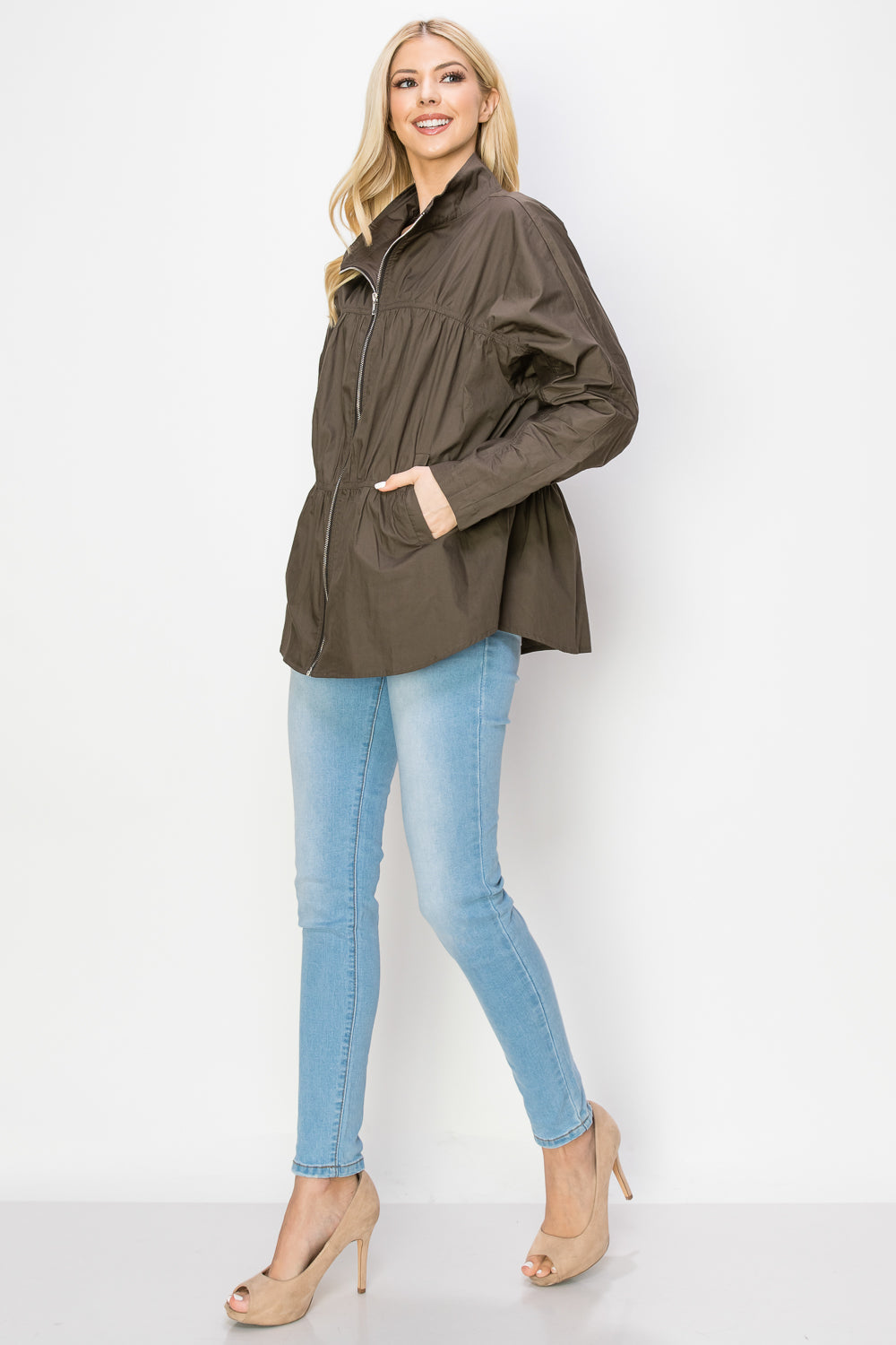 Jaelle Cotton Poplin Jacket