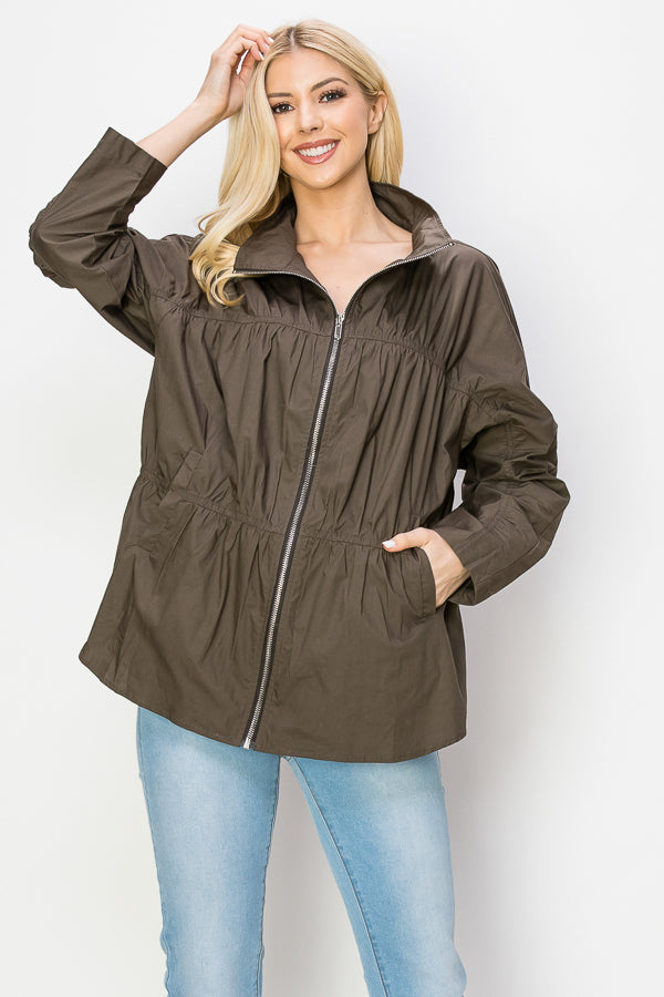 Jaelle Cotton Poplin Jacket