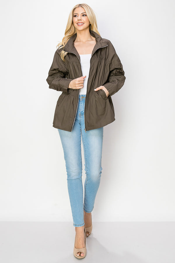 Jaelle Cotton Poplin Jacket