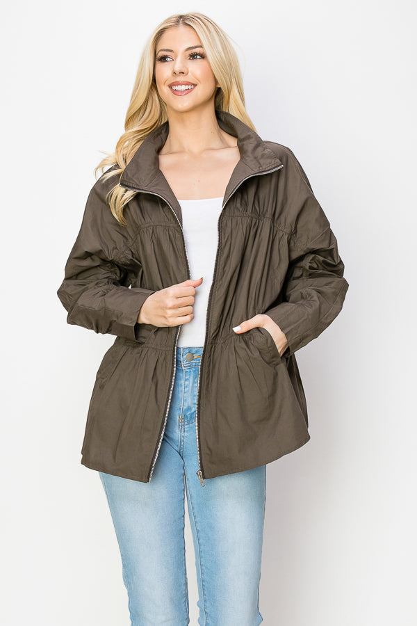 Jaelle Cotton Poplin Jacket