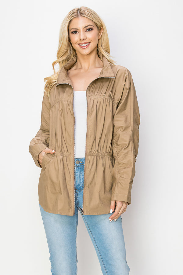 Jaelle Cotton Poplin Jacket