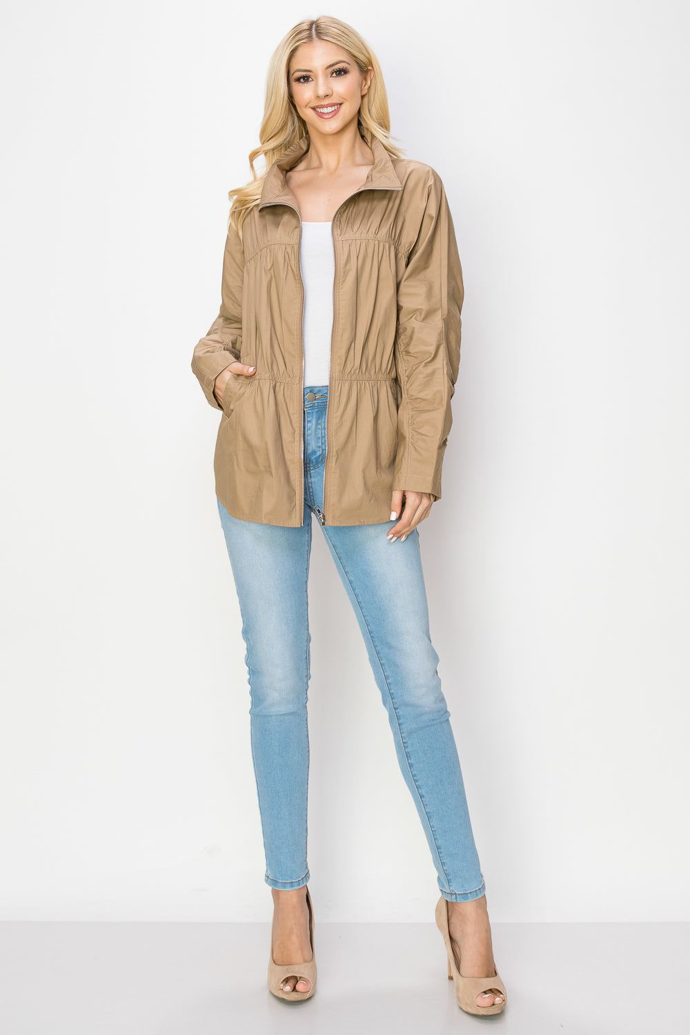 Jaelle Cotton Poplin Jacket