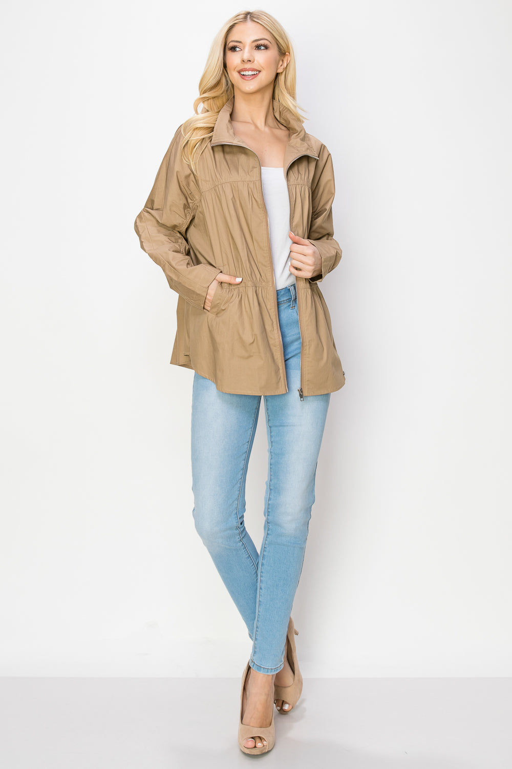 Jaelle Cotton Poplin Jacket