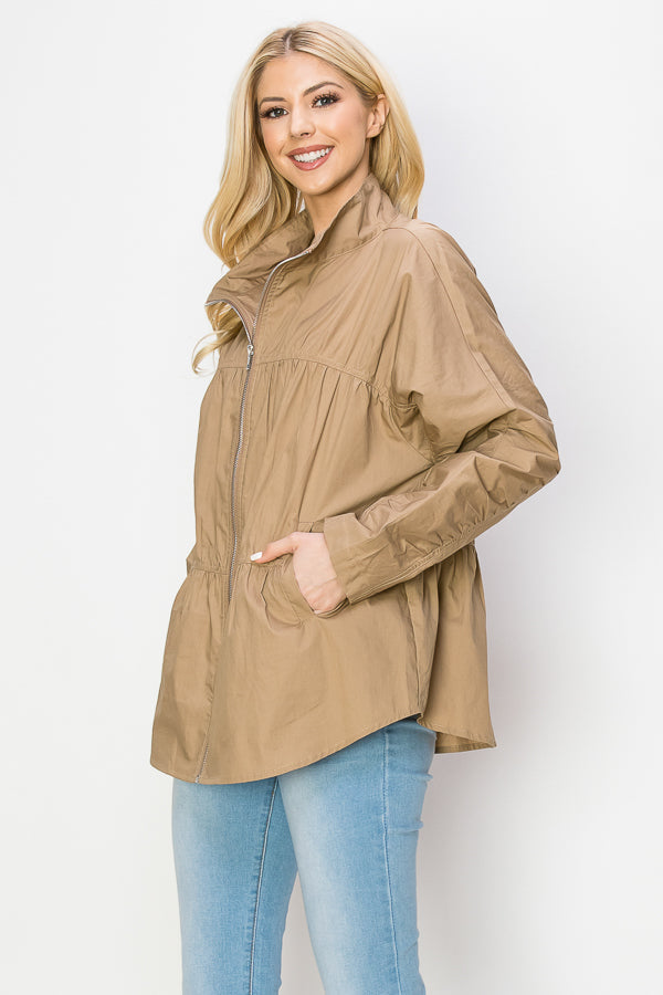 Jaelle Cotton Poplin Jacket