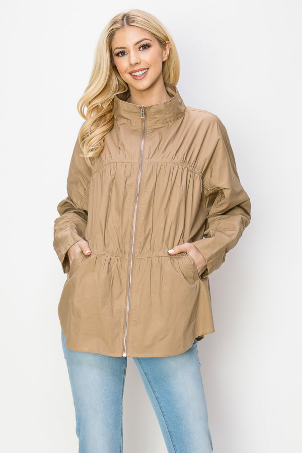 Jaelle Cotton Poplin Jacket