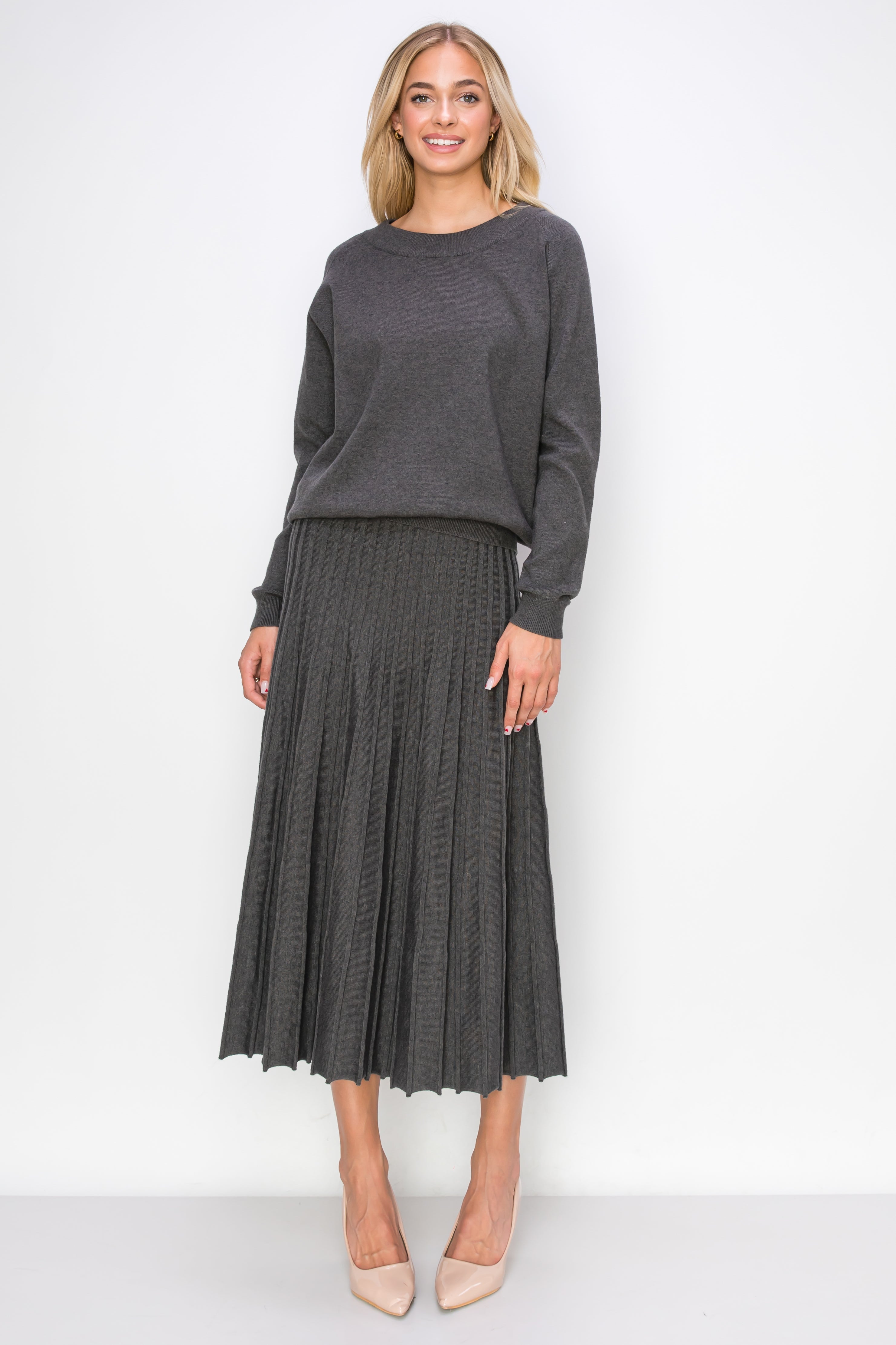 JOH |Sandy Stretch Knitted Sweater