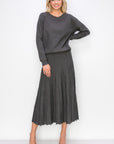 Sanaa Knitted Ribbed Skirt