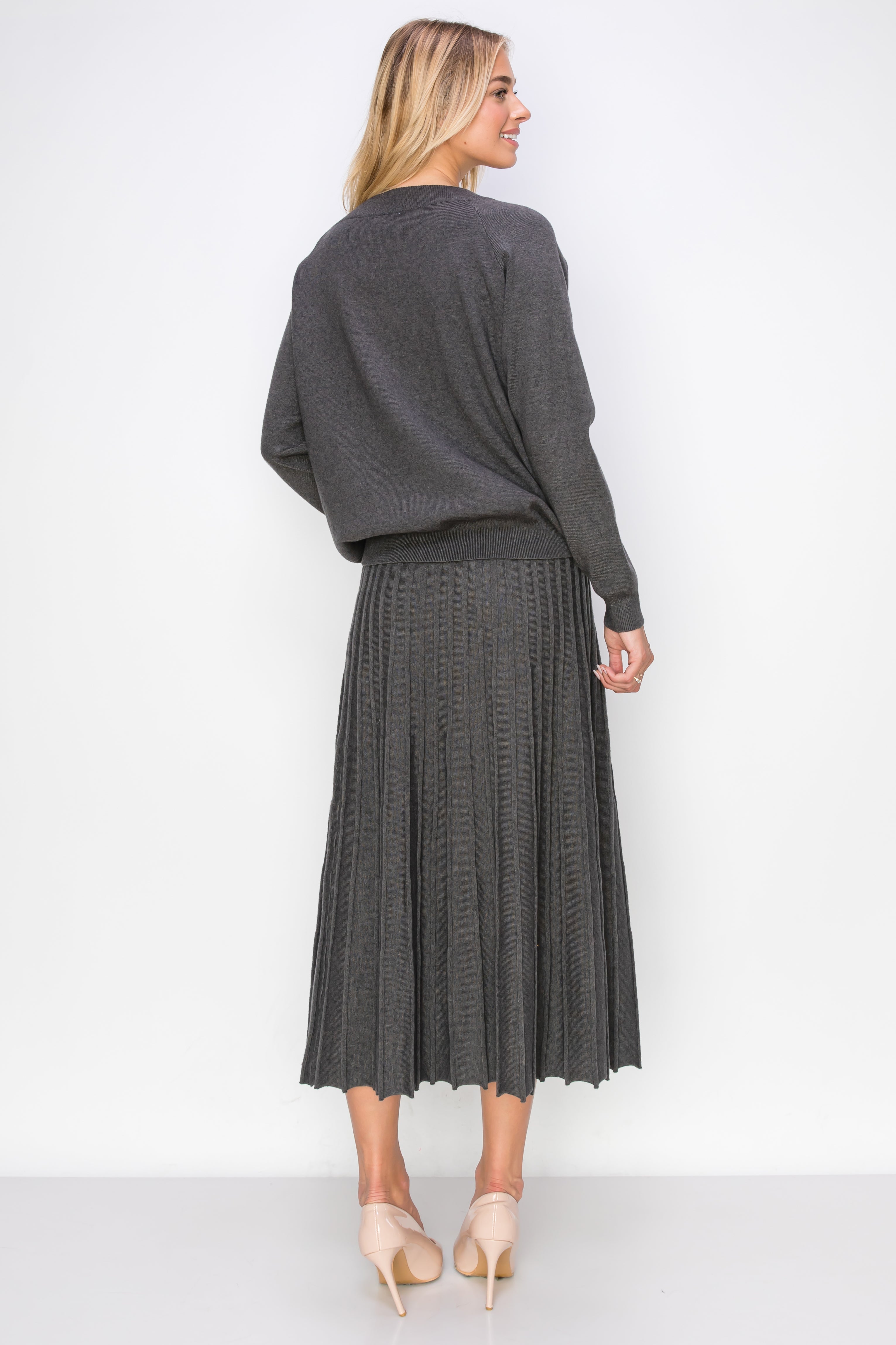 JOH | Sanaa Stretch Knitted Ribbed Skirt