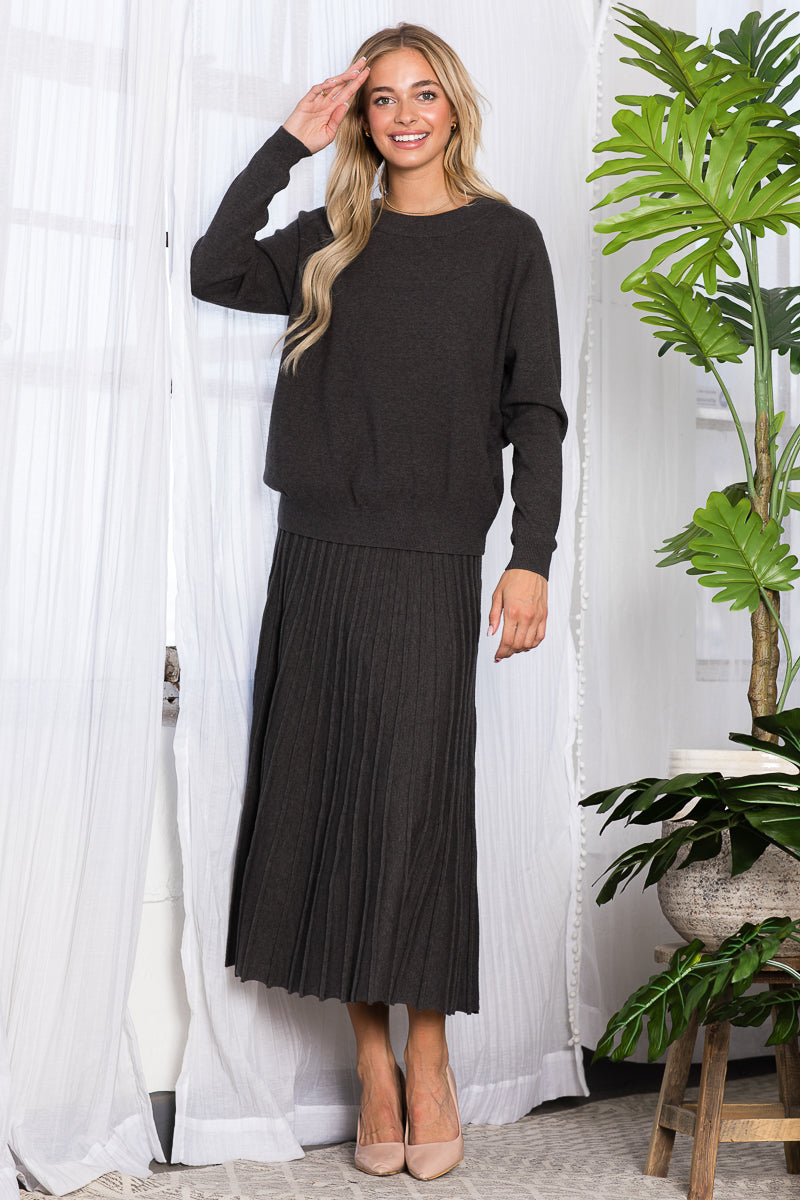 JOH | Sanaa Stretch Knitted Ribbed Skirt