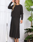 JOH | Sanaa Stretch Knitted Ribbed Skirt