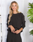 JOH |Sandy Stretch Knitted Sweater
