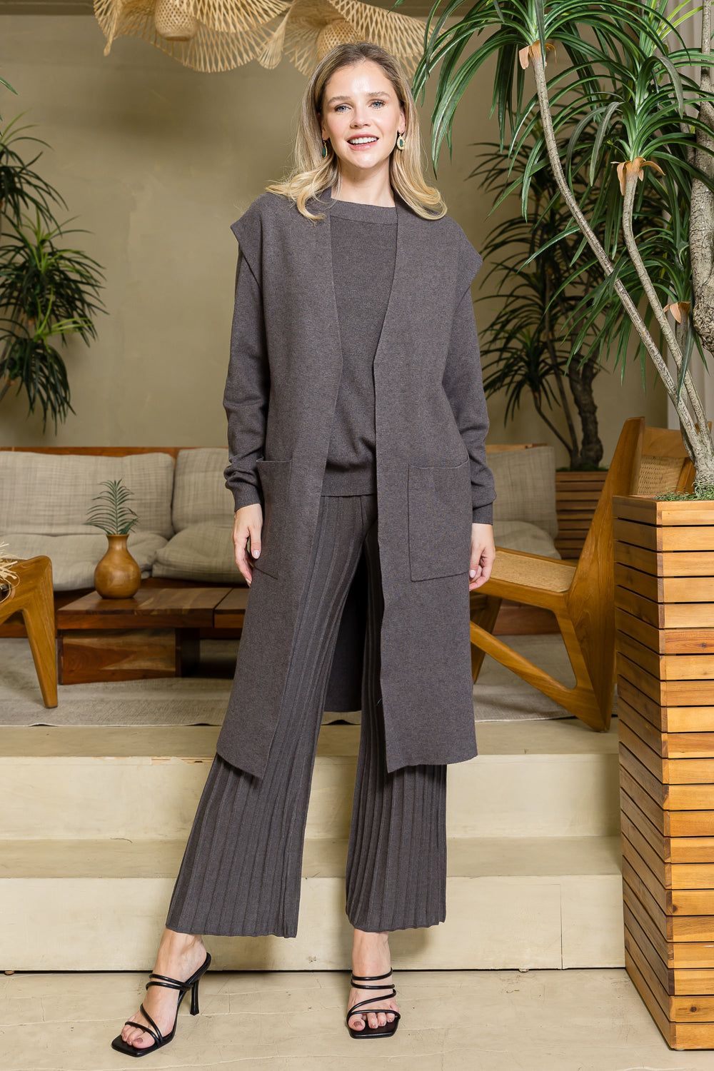 JOH |Sandy Stretch Knitted Sweater