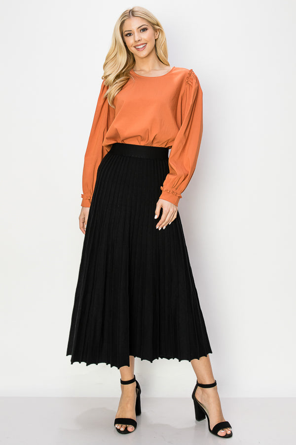 JOH | Sanaa Stretch Knitted Ribbed Skirt