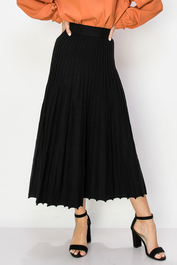 Sanaa Knitted Ribbed Skirt