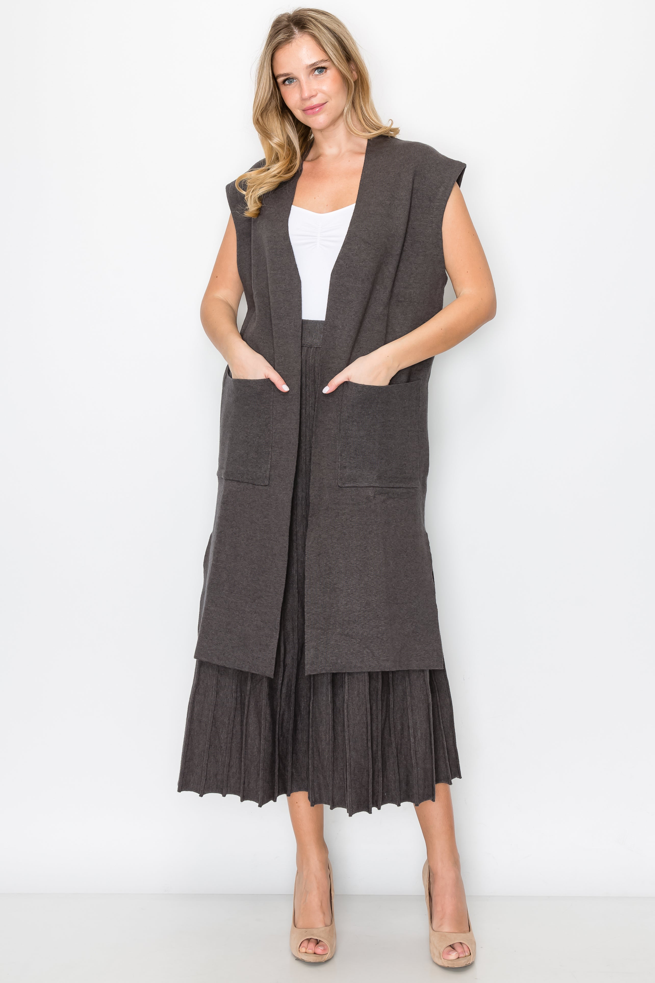 JOH | Sanaa Stretch Knitted Ribbed Skirt