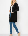 Serra Knitted Sweater Cardigan with Pearls & Sparkles