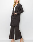 Serra Knitted Sweater Cardigan with Pearls & Sparkles