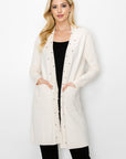 Serra Knitted Sweater Cardigan with Pearls & Sparkles