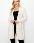 Serra Knitted Sweater Cardigan with Pearls & Sparkles