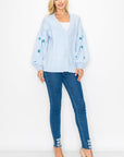 Sabia Sweater Cardigan with Sequin Sparkles