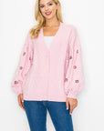 JOH | Sabia Sweater Cardigan with Sequin Sparkles