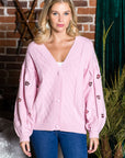 JOH | Sabia Sweater Cardigan with Sequin Sparkles